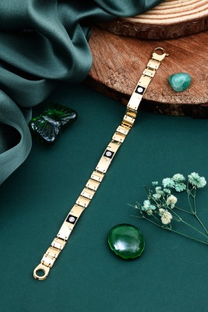 Black braided bracelet